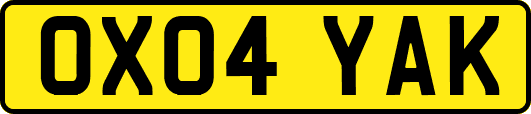 OX04YAK