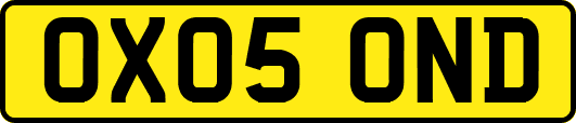 OX05OND