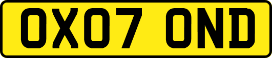 OX07OND
