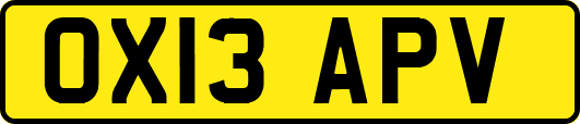OX13APV