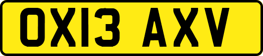OX13AXV