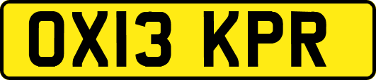OX13KPR