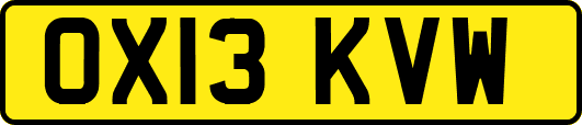 OX13KVW