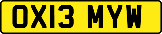 OX13MYW