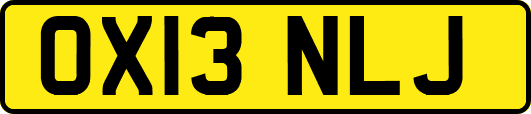 OX13NLJ