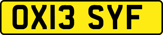 OX13SYF