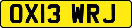 OX13WRJ