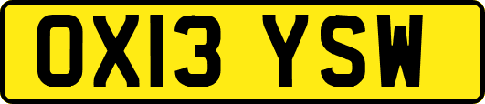 OX13YSW