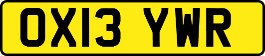 OX13YWR