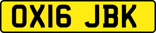 OX16JBK