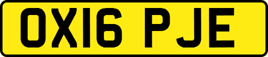 OX16PJE