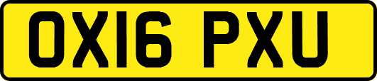 OX16PXU