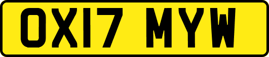 OX17MYW