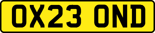 OX23OND