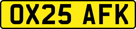 OX25AFK