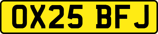 OX25BFJ