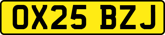 OX25BZJ