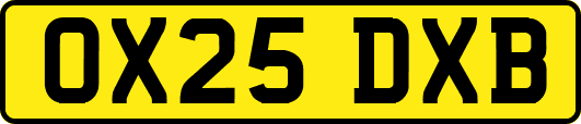 OX25DXB
