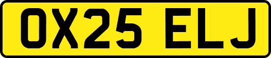 OX25ELJ