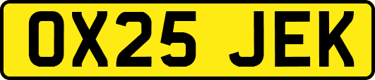 OX25JEK