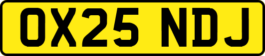 OX25NDJ