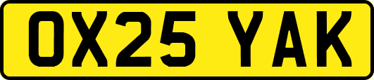 OX25YAK