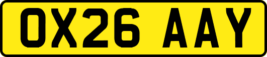 OX26AAY