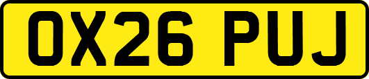 OX26PUJ