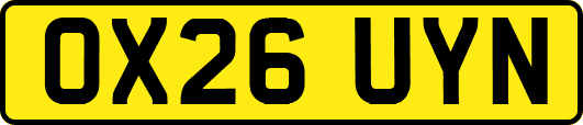 OX26UYN