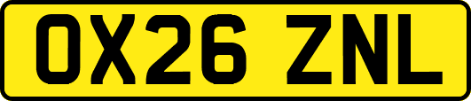 OX26ZNL