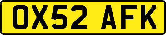 OX52AFK
