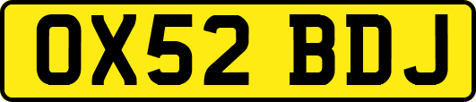 OX52BDJ