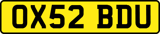 OX52BDU