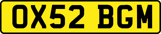 OX52BGM