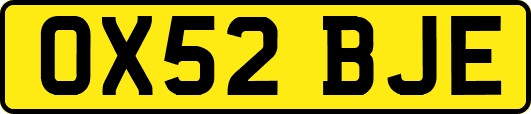 OX52BJE