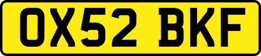 OX52BKF