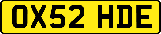 OX52HDE