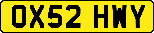 OX52HWY