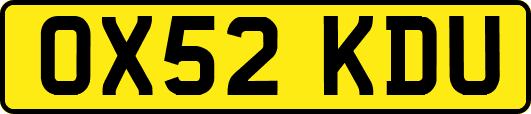 OX52KDU