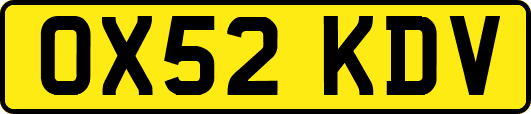 OX52KDV