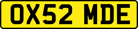 OX52MDE