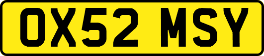 OX52MSY