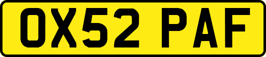 OX52PAF