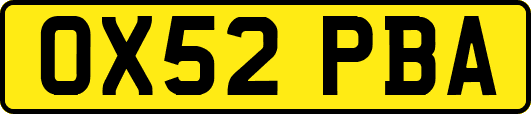 OX52PBA