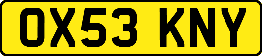 OX53KNY