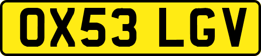 OX53LGV