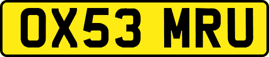 OX53MRU