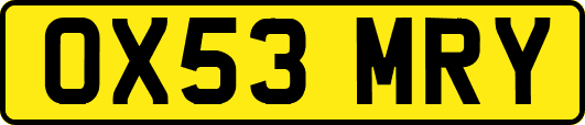 OX53MRY