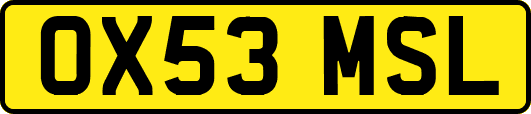 OX53MSL