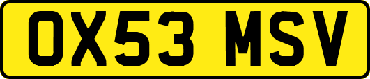 OX53MSV